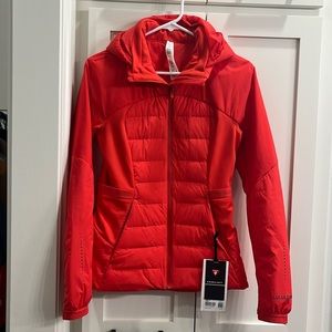 NWT Down for it all coat size 6 red